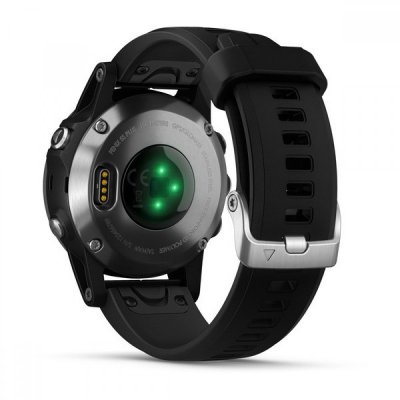 Часы Garmin Fenix 6X Sapphire серый DLC с черным ремешком